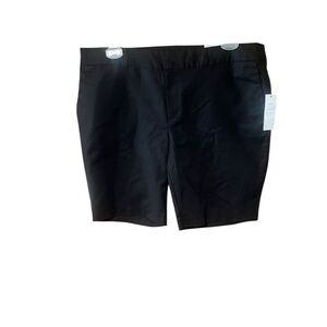 Liz Claiborne Emma‎ Mid Rise Black Shorts NWT